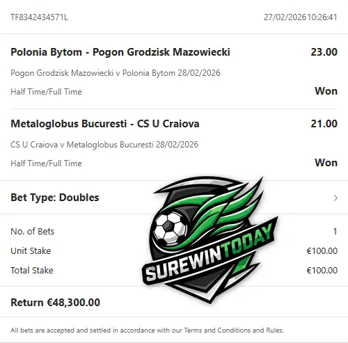 Double HT FT Fixed Matches Double HT FT Fixed Matches